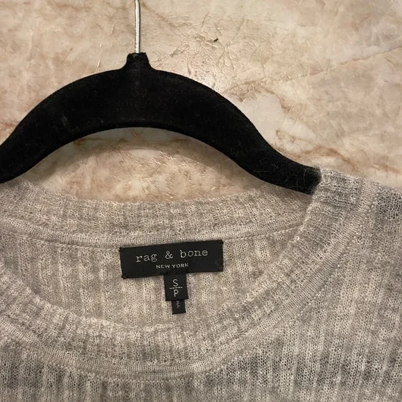Rag & Bone Wool Gray crew neck wool sweater - Size small - Picture 2 of 5
